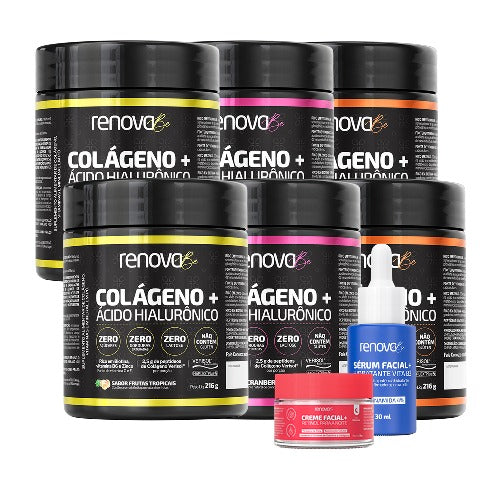 6 Colágenos Verisol® + 1 Retinol + 1 Sérum Facial