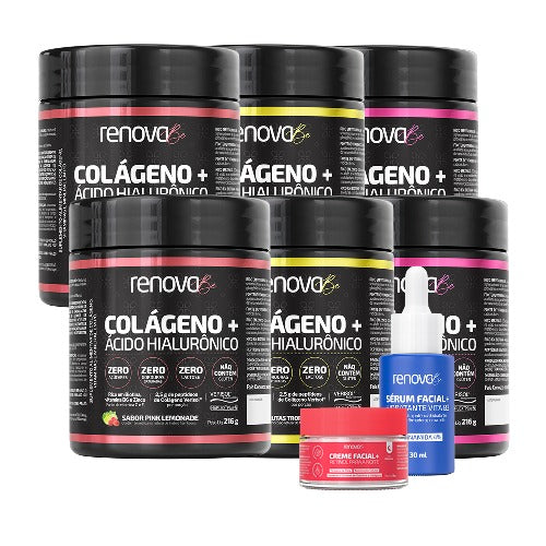 6 Colágenos Verisol® + 1 Retinol + 1 Sérum Facial