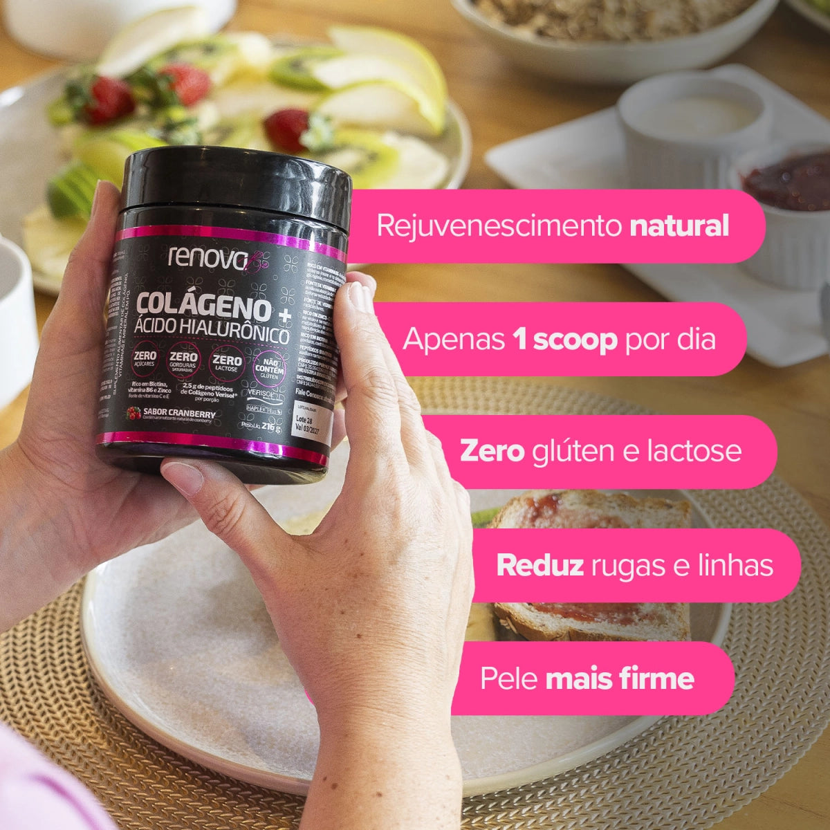 1 Colágeno Verisol® + 1x Creme Facial Retinol