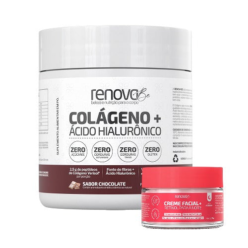 1 Pote Colágeno Verisol® + 1 Creme Retinol