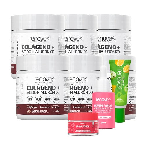 6 Colágeno Verisol® + 1 Retinol + 1 Sérum + 1 TikBalm