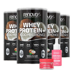 4 Whey Protein com Ácido Hialurônico