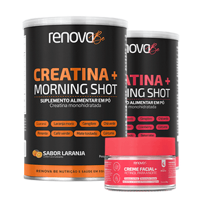 2 Creatinas Morning Shot + 1 Creme Retinol