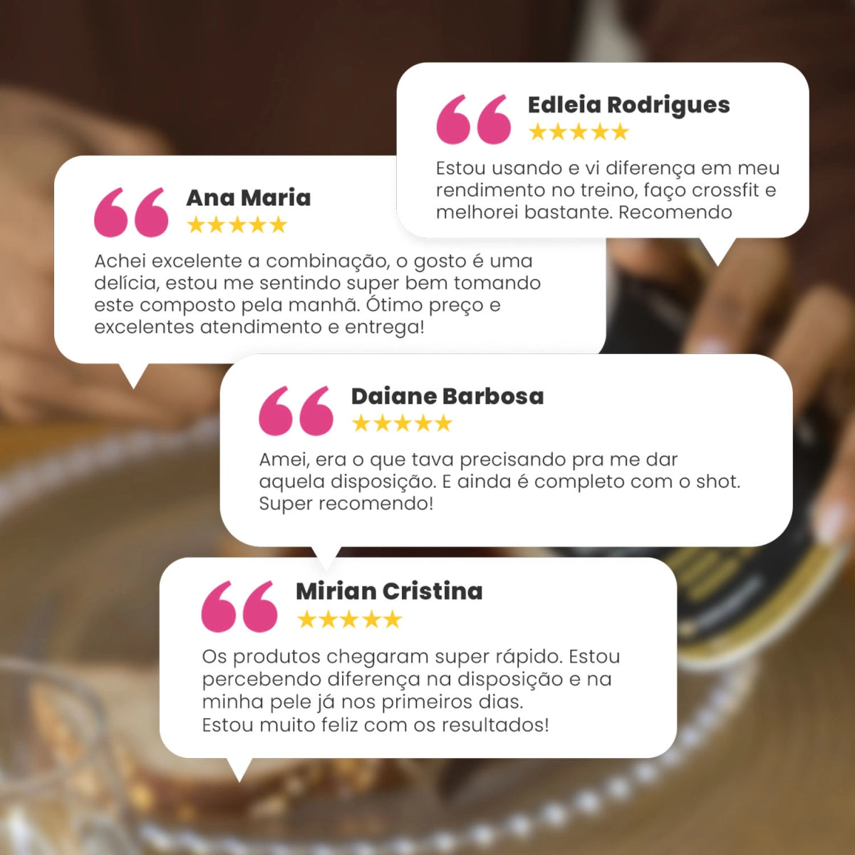 3 Creatinas + 1 Resveratrol + 1 Balm de Dores